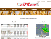 Tablet Screenshot of frionawheatgrowers.com